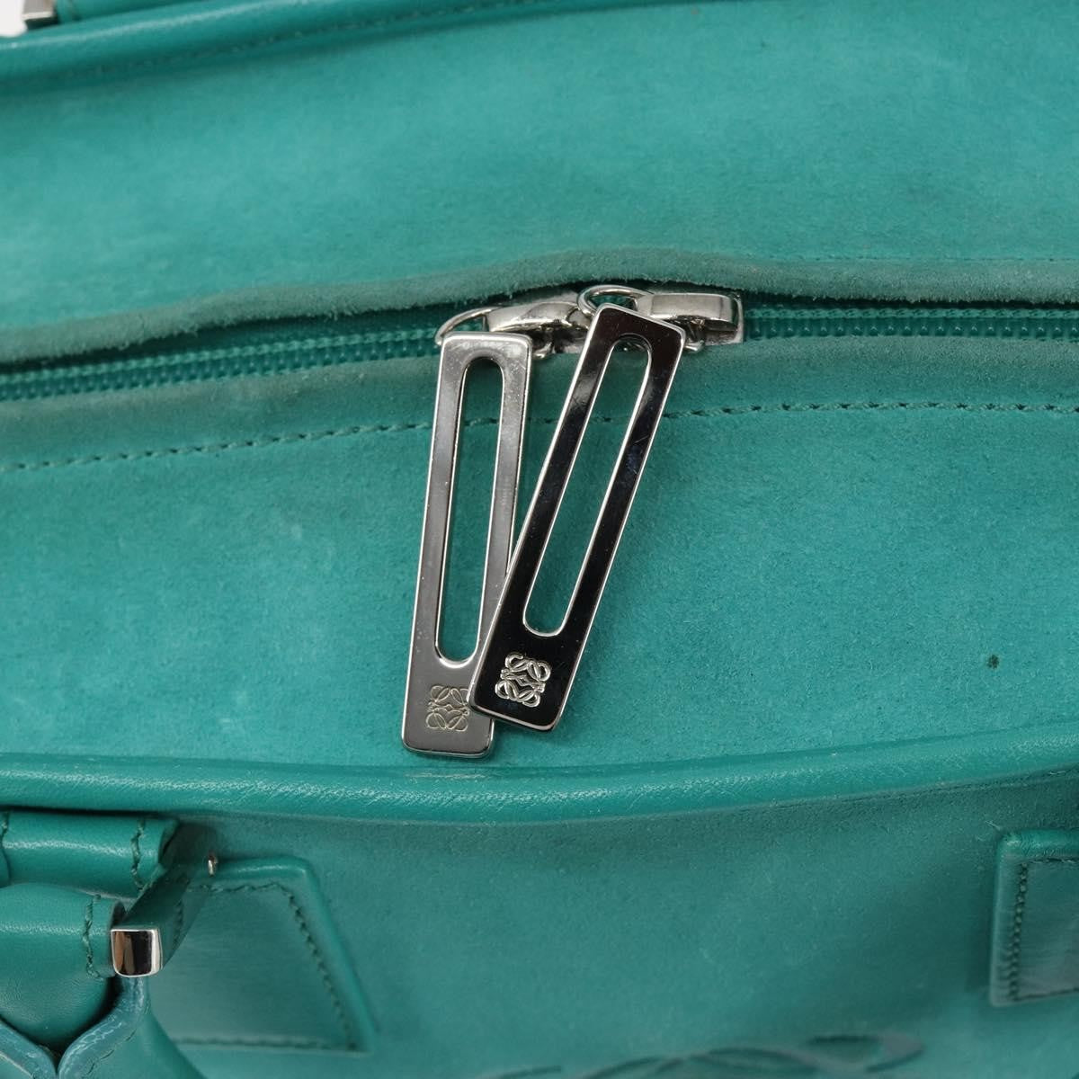 Loewe Amazona Bag Suede, TURQUOISE, SUEDE, Handbag