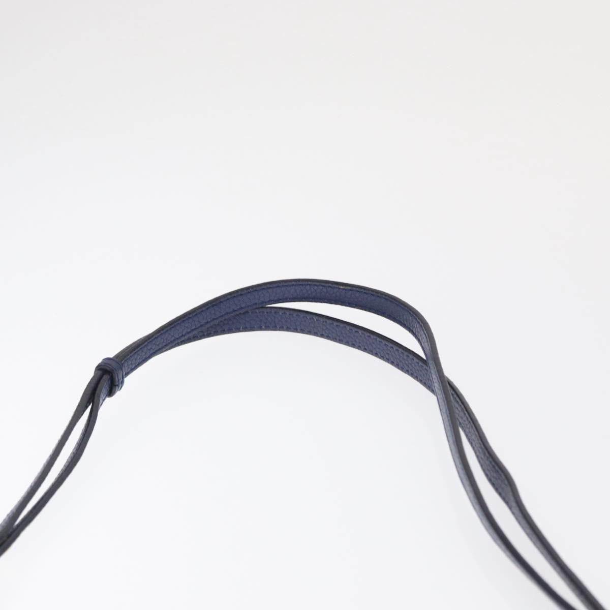 Salvatore Ferragamo Abbey Shoulder Bag Leather, NAVY, LEATHER, Shoulder bag