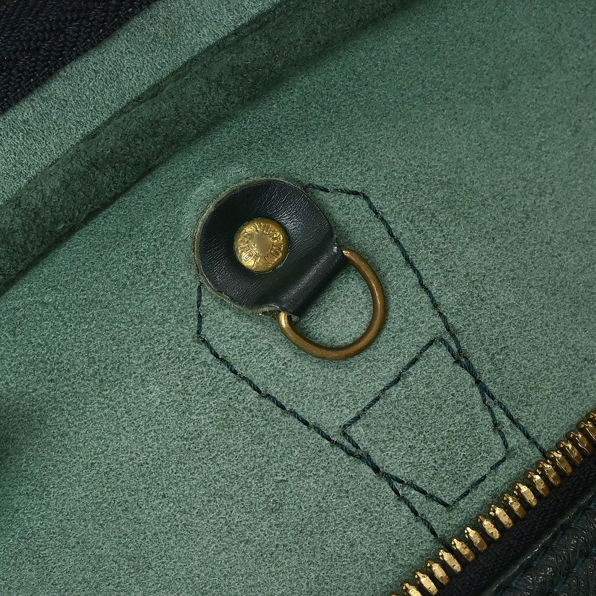 Louis Vuitton Kendall Handbag Taiga Leather, Green, Leather, Travel Bag