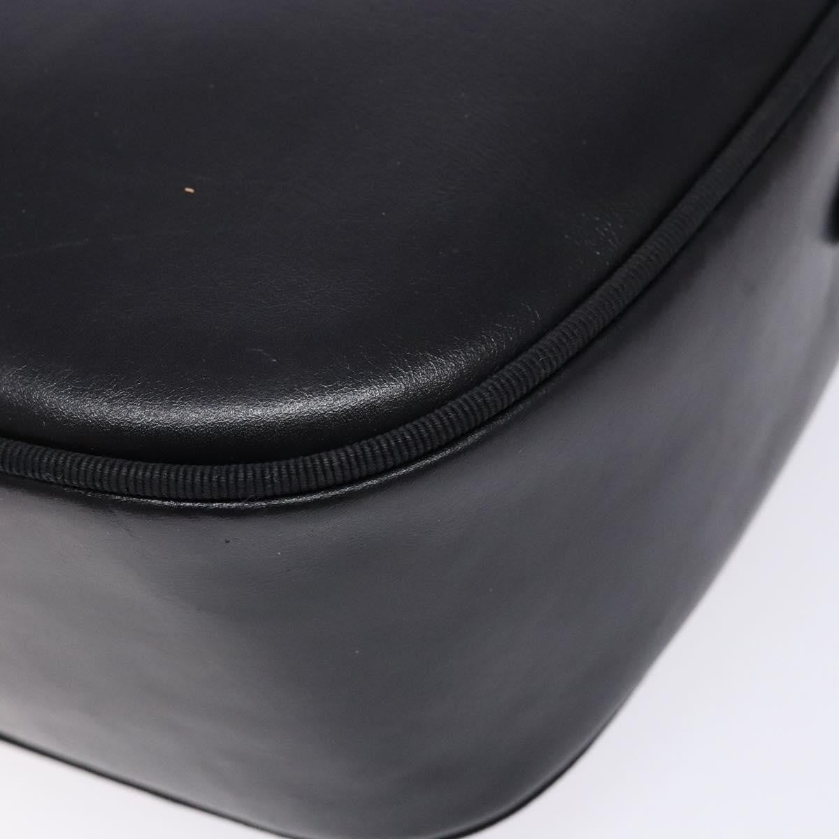 Salvatore Ferragamo Vala Shoulder Bag Leather, BLACK, LEATHER, Shoulder bag