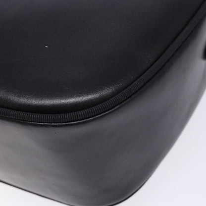 Salvatore Ferragamo Vala Shoulder Bag Leather, BLACK, LEATHER, Shoulder bag