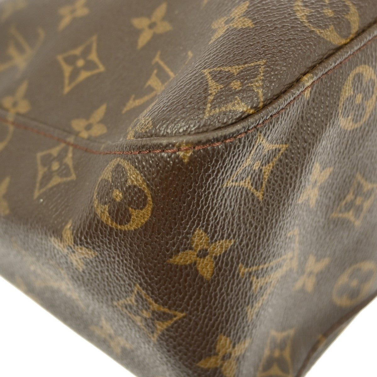 Louis Vuitton Looping Handbag Monogram Canvas, BROWN, CANVAS, Shoulder bag