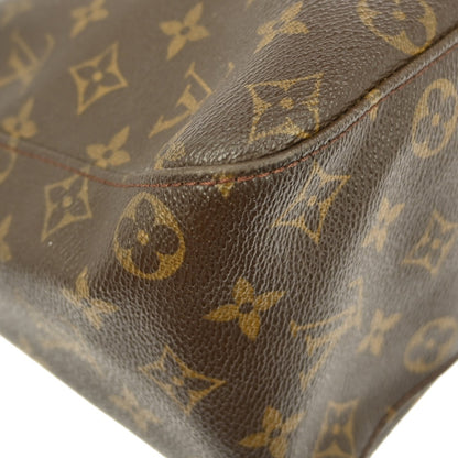 Louis Vuitton Looping Handbag Monogram Canvas, BROWN, CANVAS, Shoulder bag