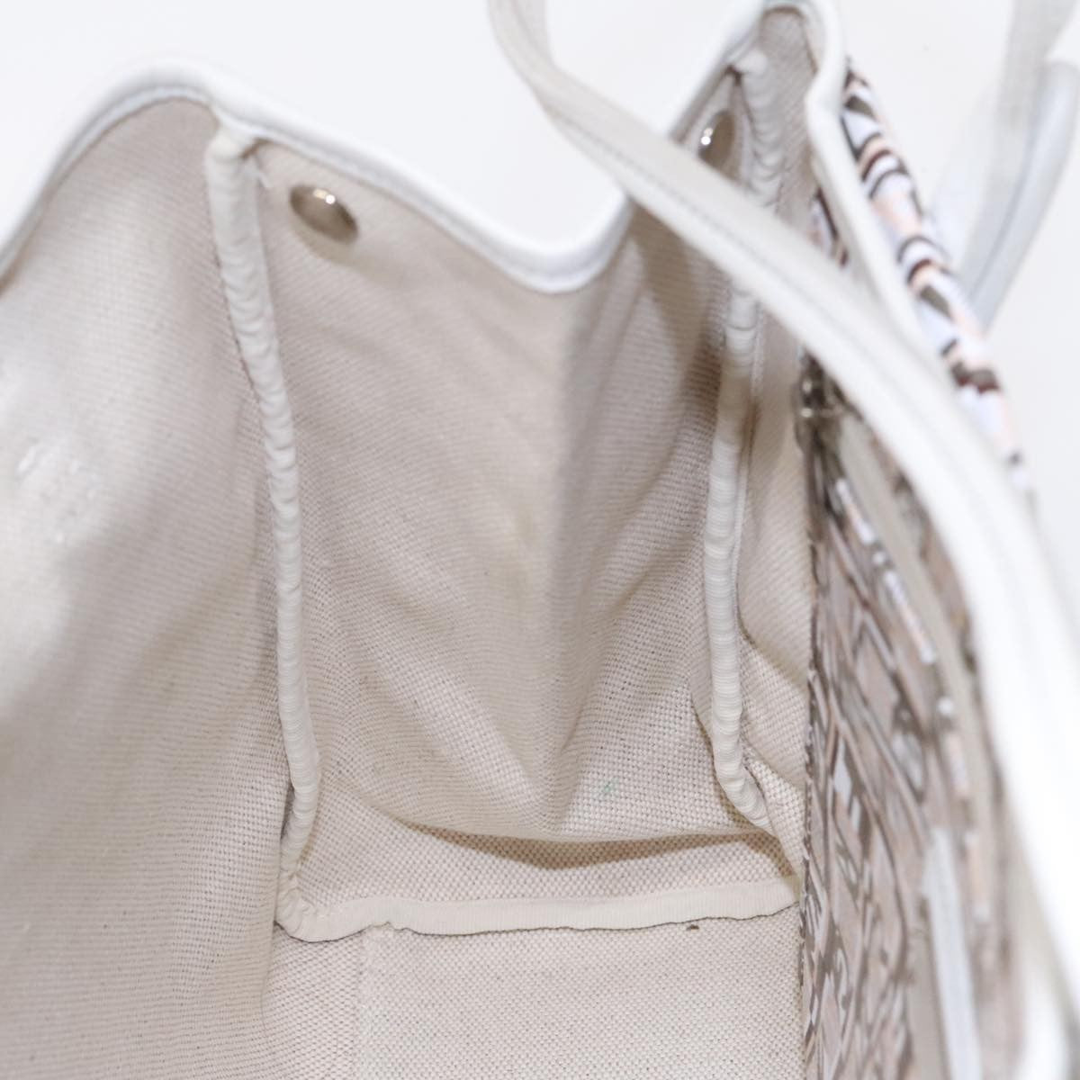 Salvatore Ferragamo Gancini Tote Leather, WHITE, LEATHER, Tote bag