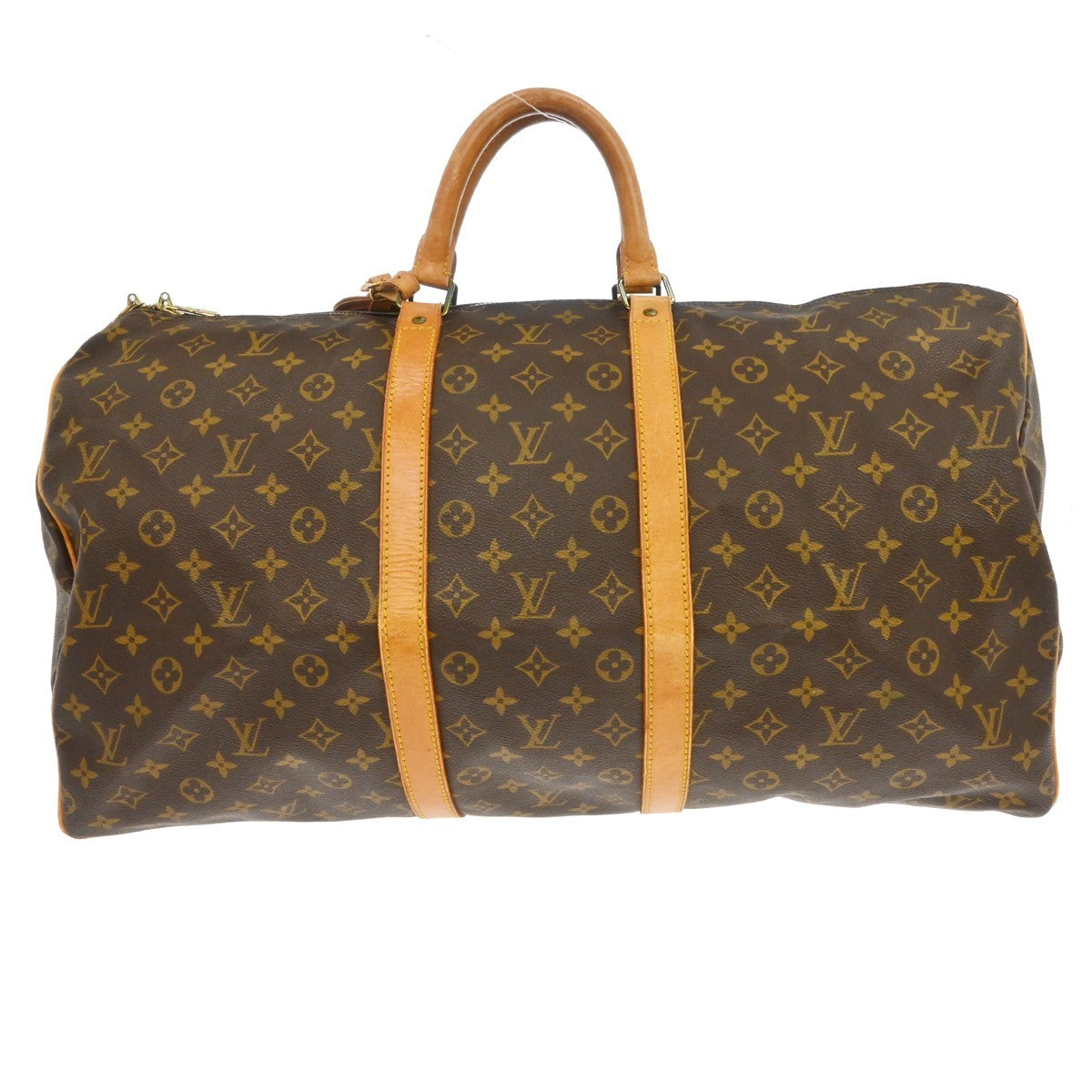 Louis Vuitton Keepall Bag Monogram Canvas, Brown, Canvas, Travel Bag