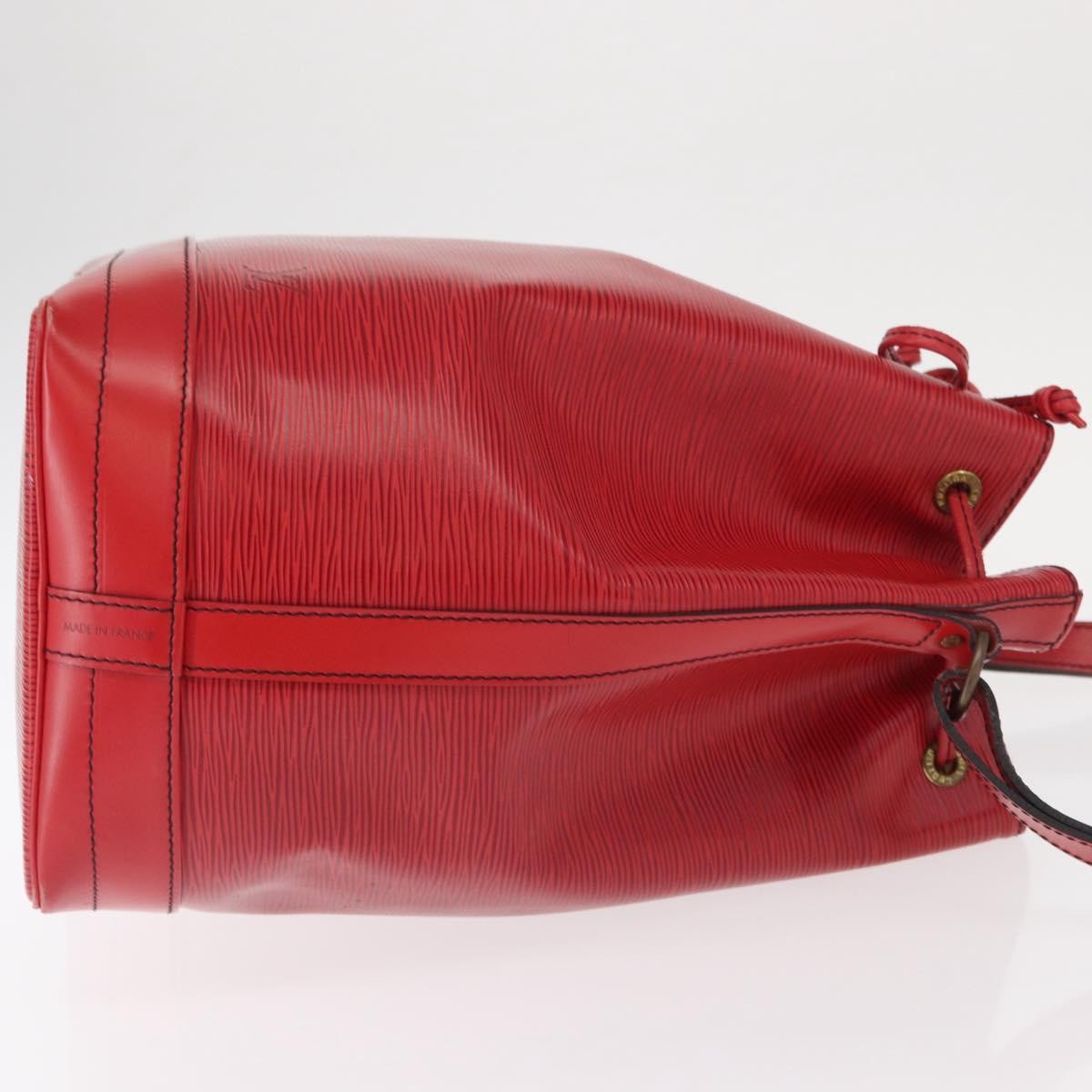 Louis Vuitton Petit Noe NM Handbag Epi Leather, RED, LEATHER, Shoulder bag