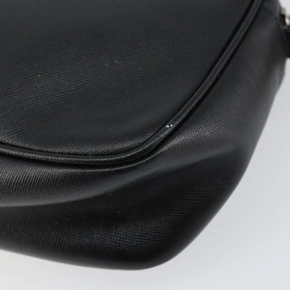 Salvatore Ferragamo Vintage Shoulder Bag Leather, BLACK, LEATHER, Shoulder bag