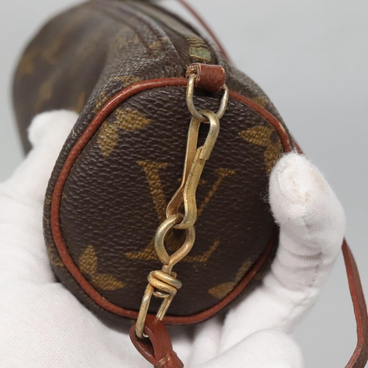 Louis Vuitton Papillon Pochette Monogram Canvas, BROWN, CANVAS, Clutche & pouche