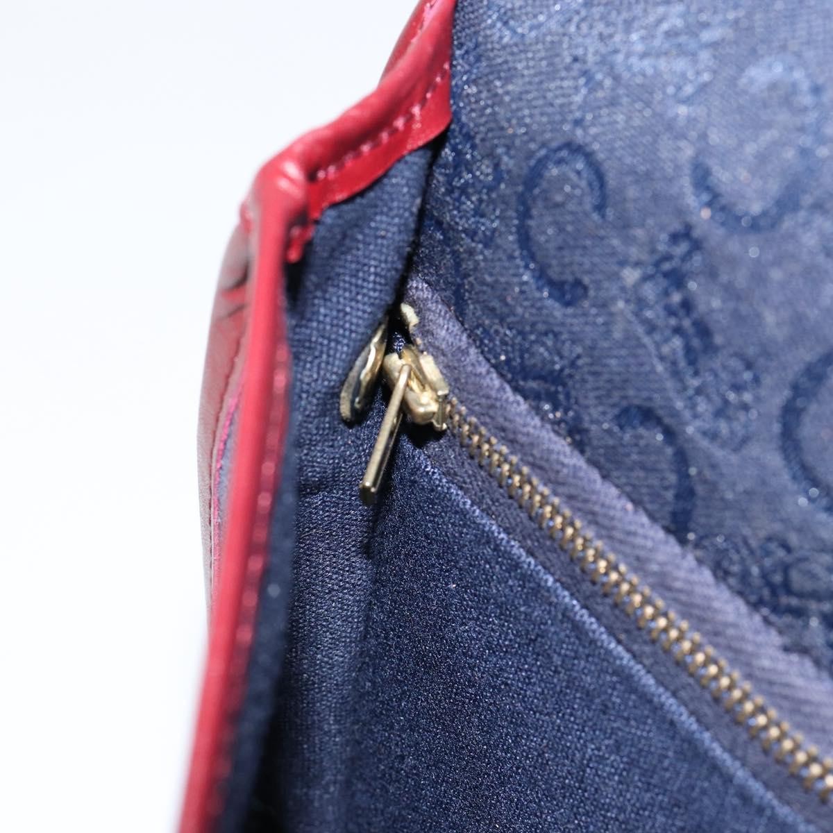 Celine C Macadam Shoulder bag Canvas, NAVY, CANVAS, Shoulder bag