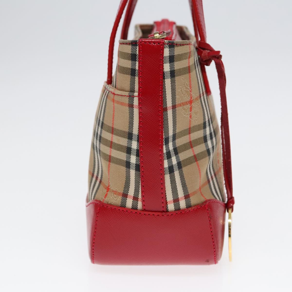Burberry Nova Check Handbag Nova Check Canvas, BEIGE, CANVAS, Handbag
