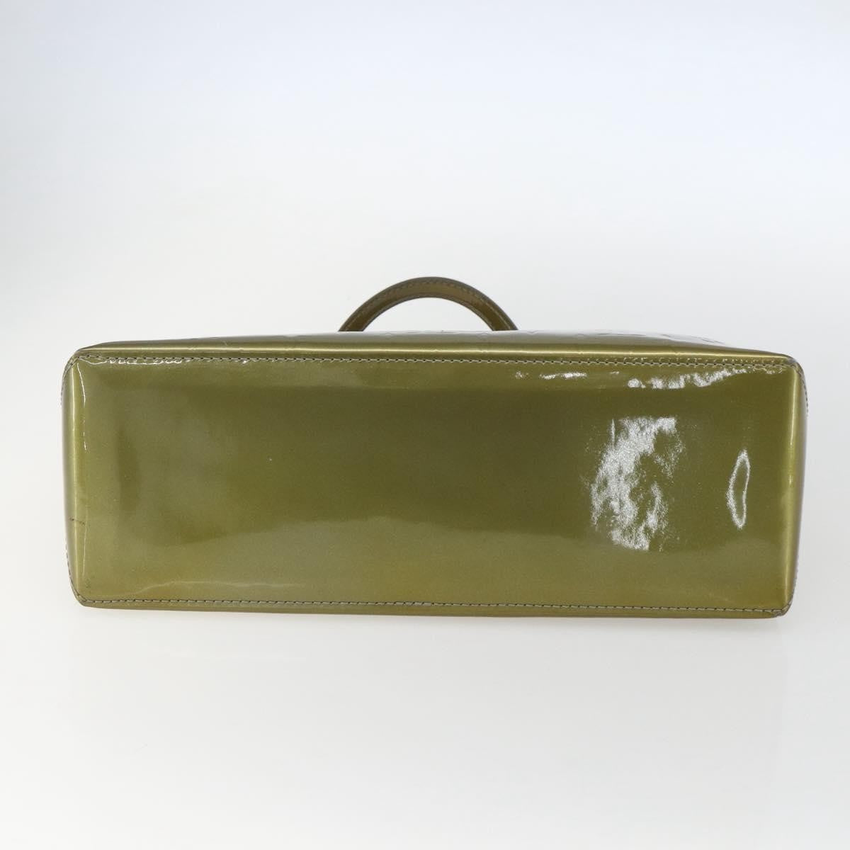 Louis Vuitton Wilshire Handbag Monogram Vernis, GREEN, PATENT_LEATHER, Handbag