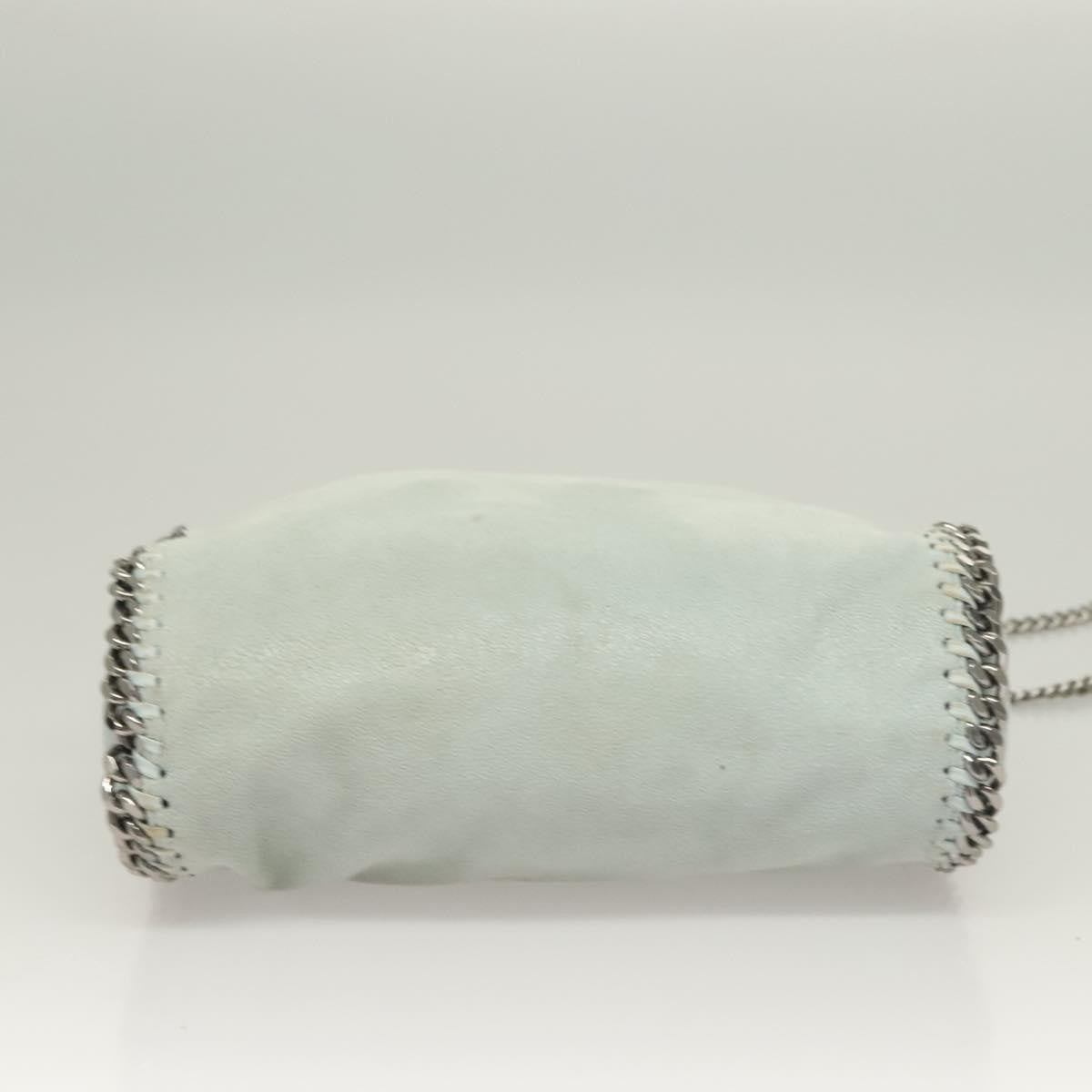 Stella McCartney Falabella Fold Over Crossbody Bag Suede, BLUE, SUEDE, Crossbody bag