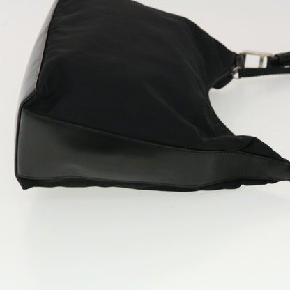 Prada Vintage Shoulder Bag Tessuto, BLACK, NYLON, Shoulder bag