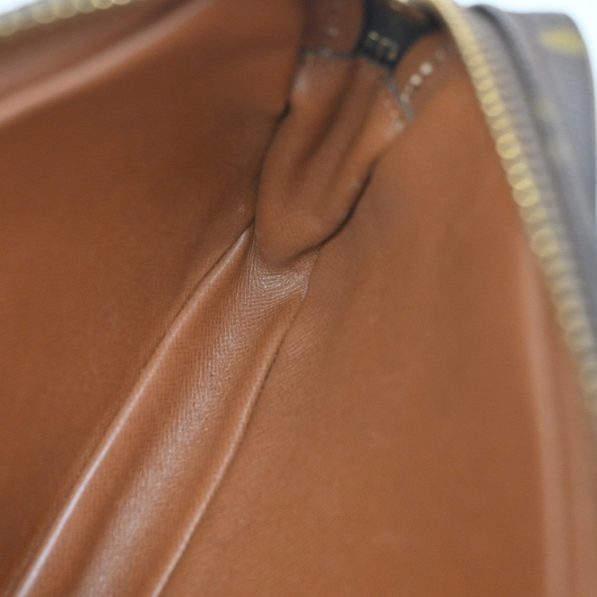 Louis Vuitton Marly Dragonne Clutch Monogram Canvas, BROWN, LEATHER, Clutche & pouche