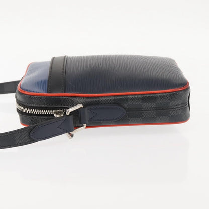 Louis Vuitton Danube Handbag Epi Leather, NAVY, LEATHER, Handbag