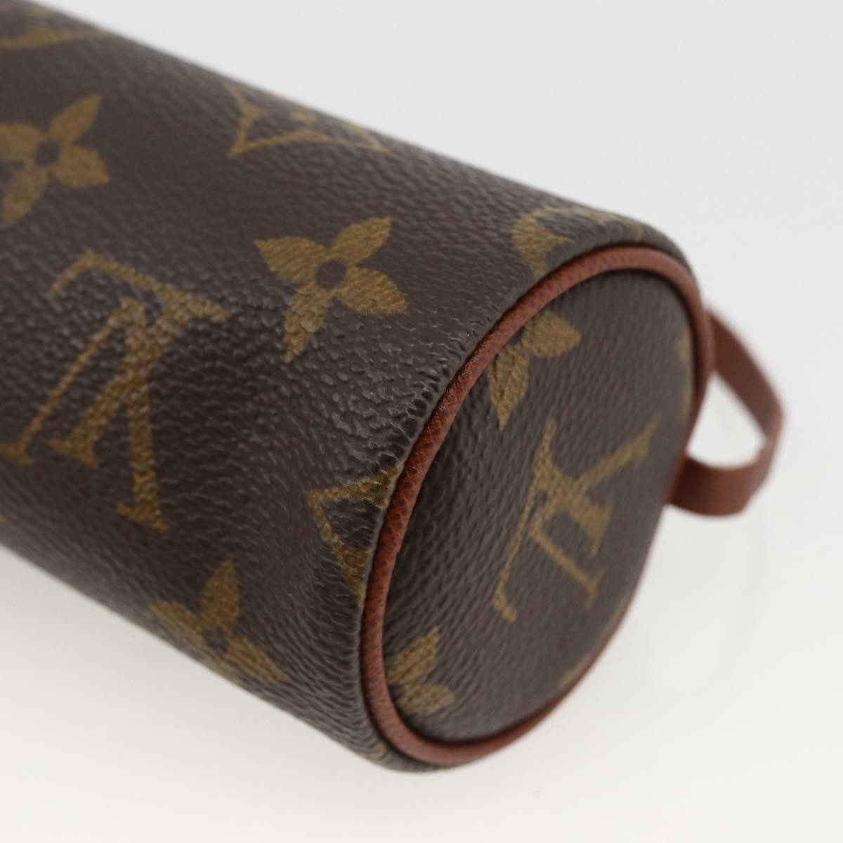 Louis Vuitton Papillon Pochette Monogram Canvas, BROWN, CANVAS, Clutche & pouche