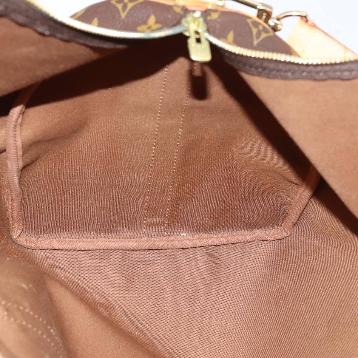 Louis Vuitton Keepall Bandouliere Bag Monogram Canvas, BROWN, CANVAS, Travel bag