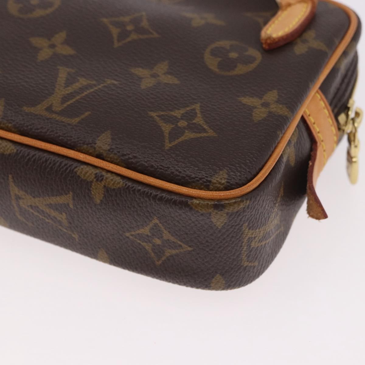 Louis Vuitton Pochette Marly Bandouliere Bag Monogram Canvas, Brown, Canvas, Clutch