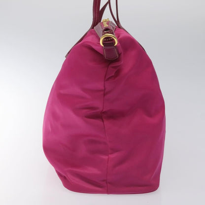 Prada Convertible Zip Tote Tessuto, PINK, NYLON, Tote bag