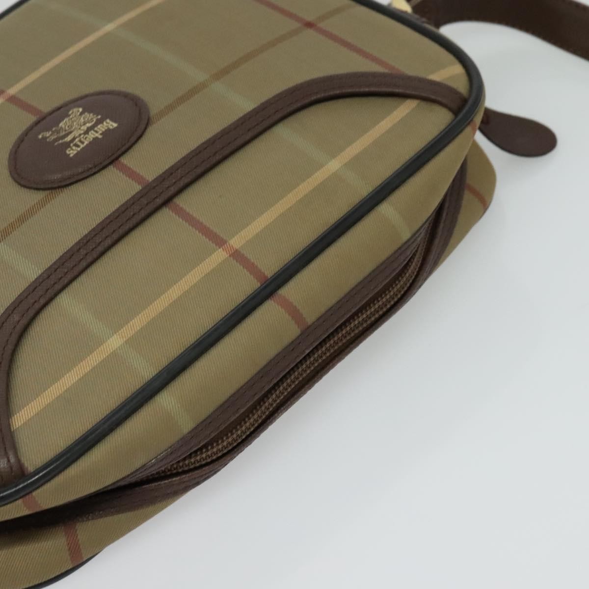 Burberry Nova check Shoulder bag Canvas, BEIGE, CANVAS, Shoulder bag