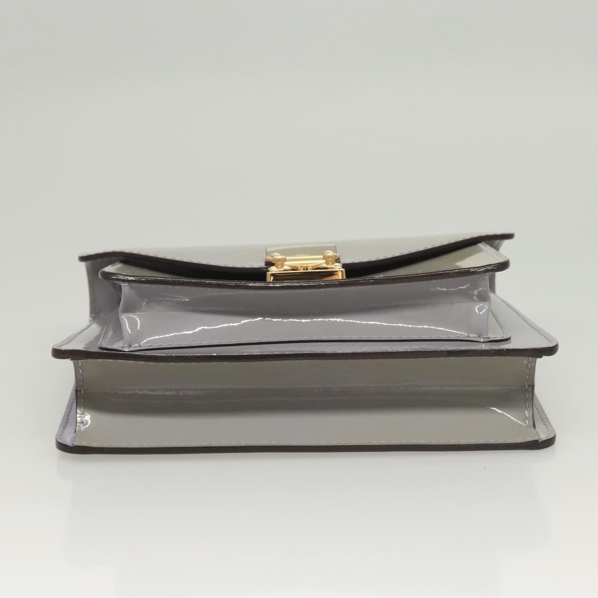 Louis Vuitton Monceau Handbag Vernis, Purple, Patent Leather, Handbag