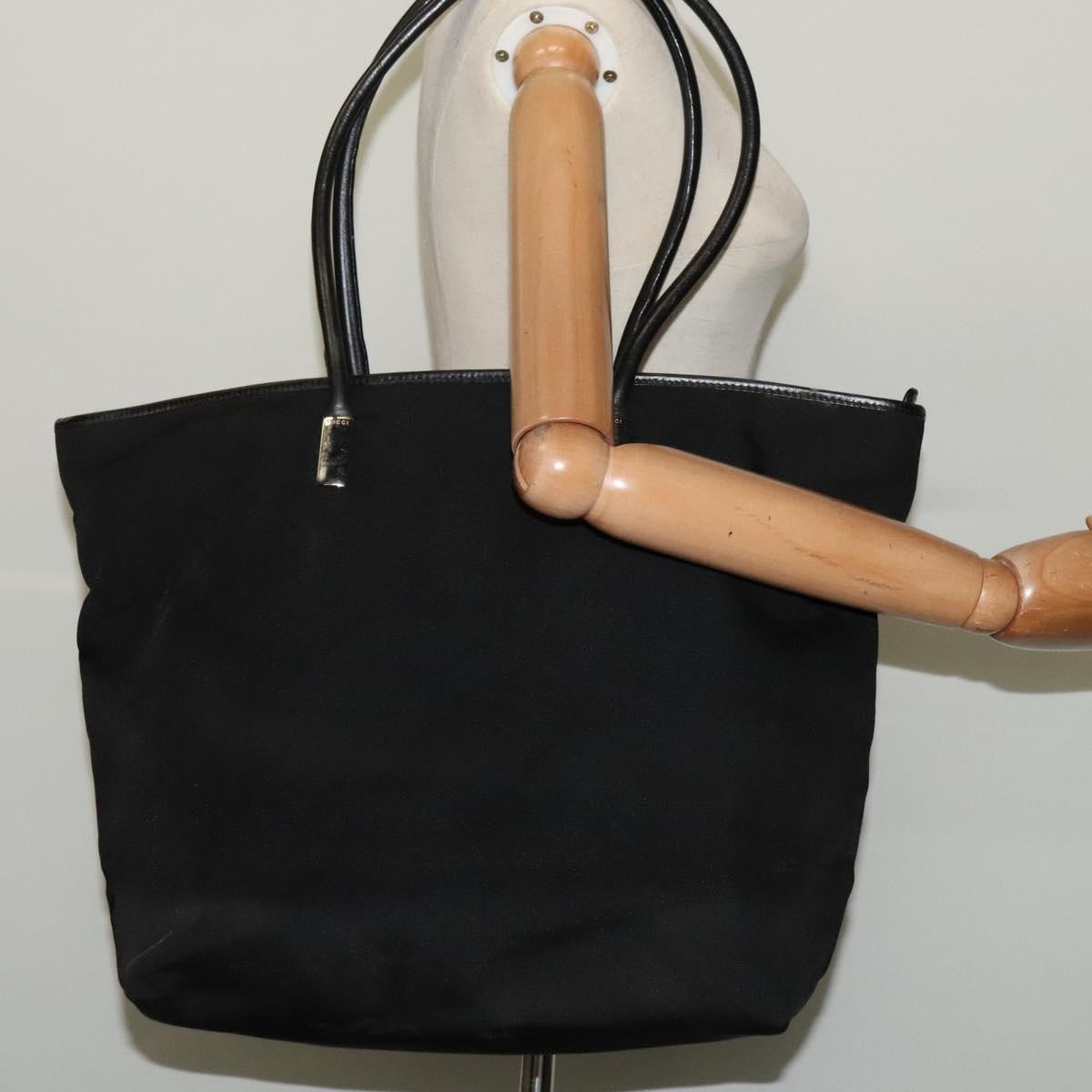 Gucci Tote Bag Canvas, BLACK, CANVAS, Tote bag