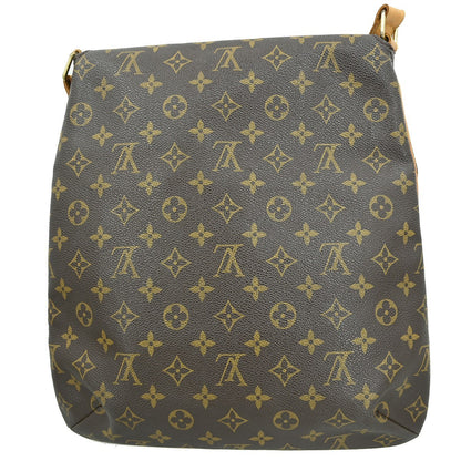 Louis Vuitton Musette Salsa Handbag Monogram Canvas, BROWN, CANVAS, Shoulder bag