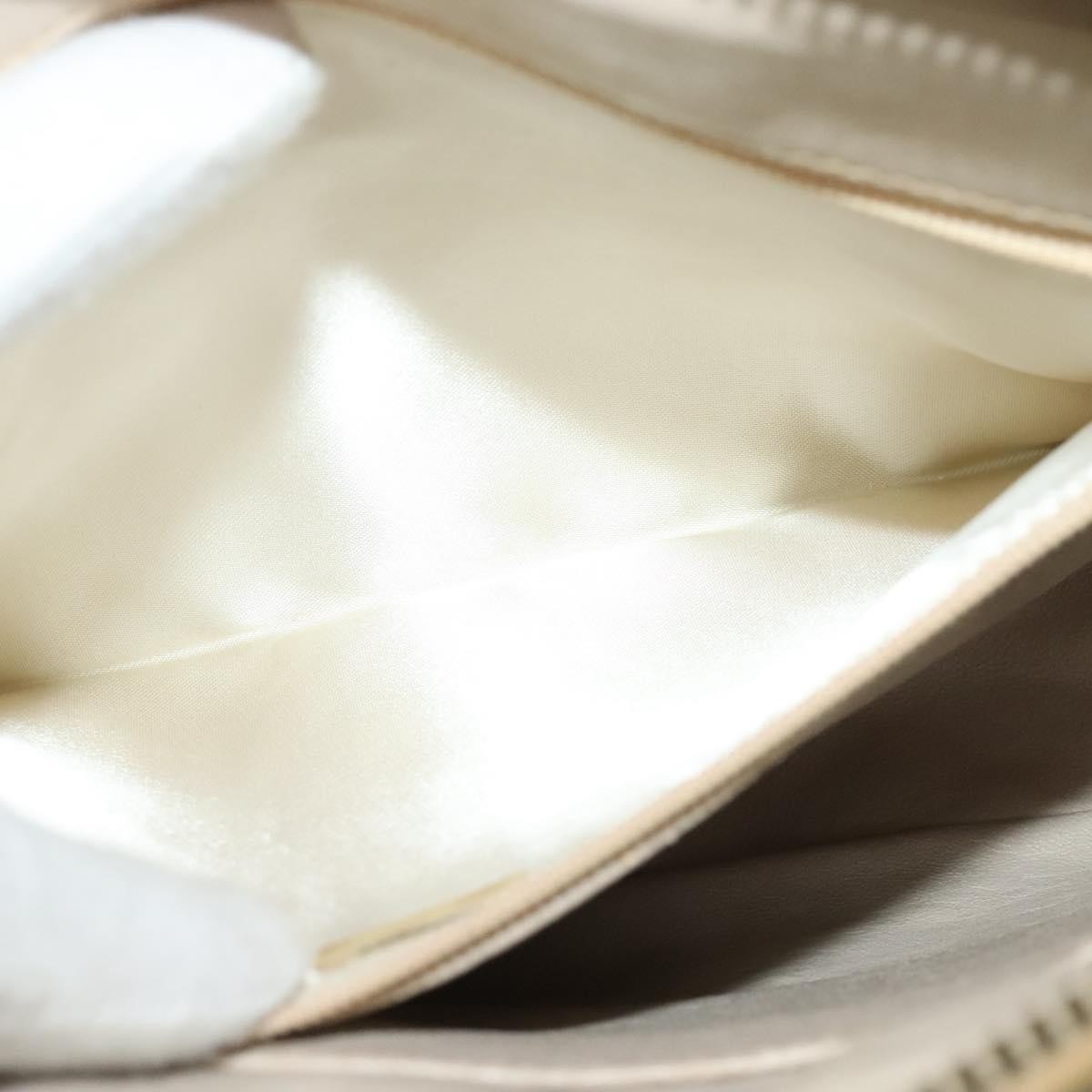 Chanel Vintage Front Pocket Camera Bag Satin, BEIGE, SATIN, Handbag