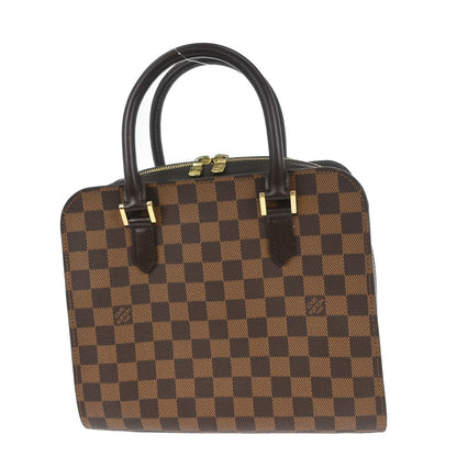 Louis Vuitton Triana Bag Damier, Brown, Canvas, Handbag