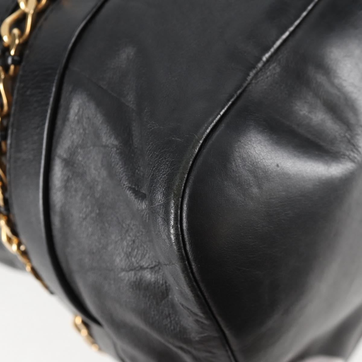 Chloe Vintage Tote bag Leather, BLACK, LEATHER, Tote bag