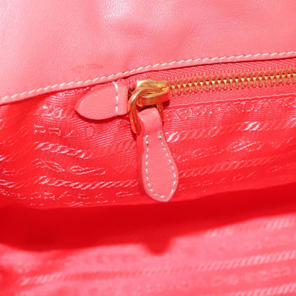 Prada Bow Tote Tessuto, ORANGE, NYLON, Handbag