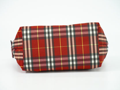 Burberry Nova Check Handbag Nova Check Canvas, RED, CANVAS, Clutche & pouche