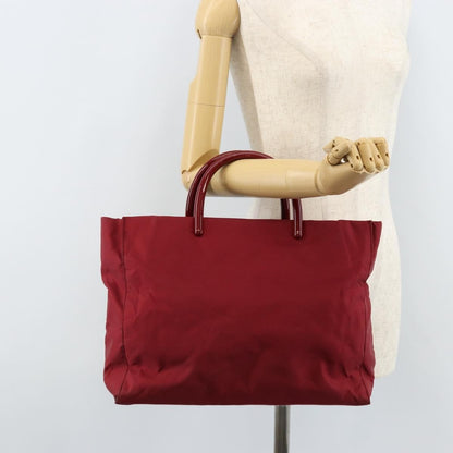 Prada Vintage Tote Tessuto, RED, NYLON, Tote bag