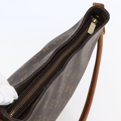 Louis Vuitton Looping Handbag Monogram Canvas, BROWN, CANVAS, Handbag