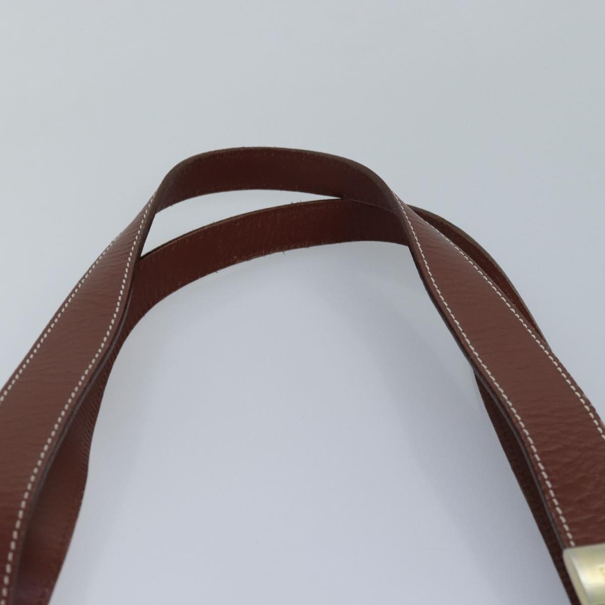 Burberry Handle Tote Leather, BROWN, LEATHER, Tote bag