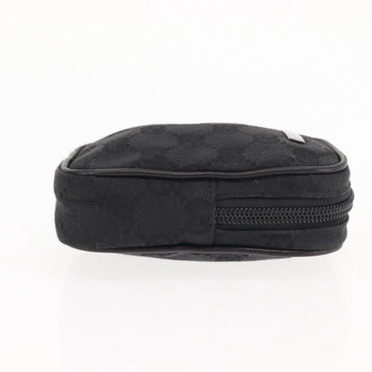 Gucci GG canvas pouch Canvas, BLACK, CANVAS, Clutche & pouche