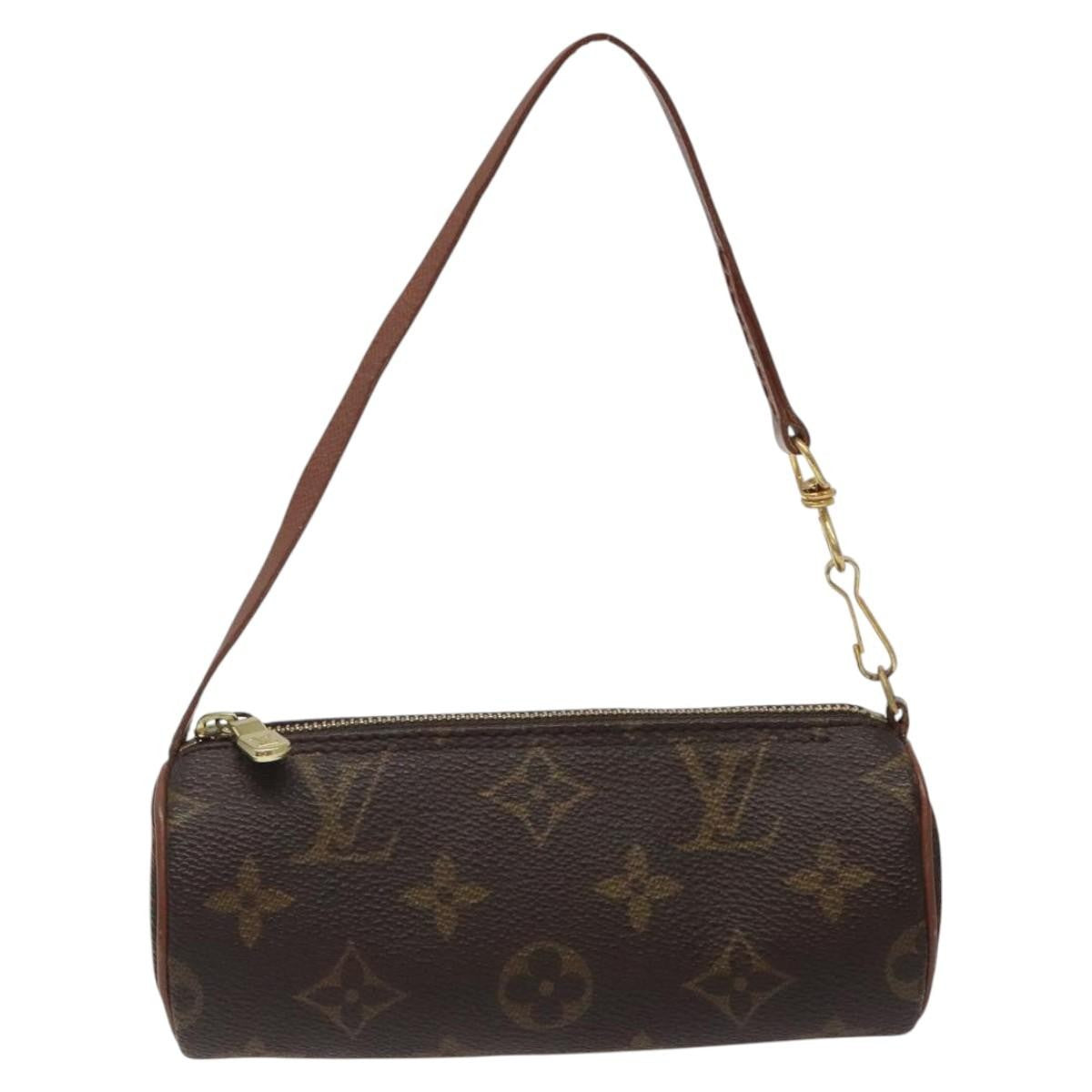 Louis Vuitton Papillon Pochette Monogram Canvas, BROWN, CANVAS, Handbag