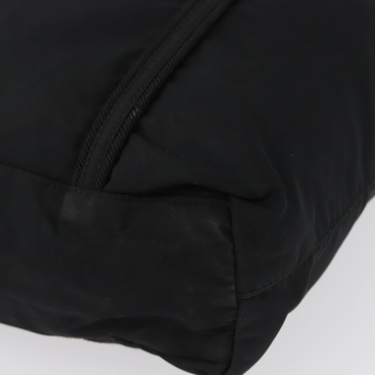 Prada Vintage Zip Tote Tessuto, BLACK, NYLON, Tote bag
