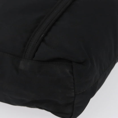 Prada Vintage Zip Tote Tessuto, BLACK, NYLON, Tote bag