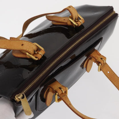 Louis Vuitton Rosewood Avenue Handbag Monogram Vernis, BURGUNDY, PATENT_LEATHER, Handbag