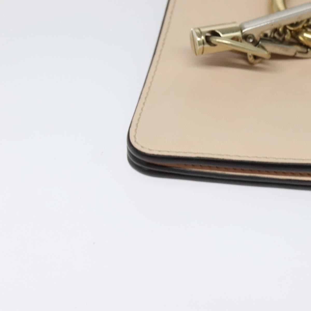 Chloe Faye Crossbody Leather and Suede, BEIGE, LEATHER, Shoulder bag