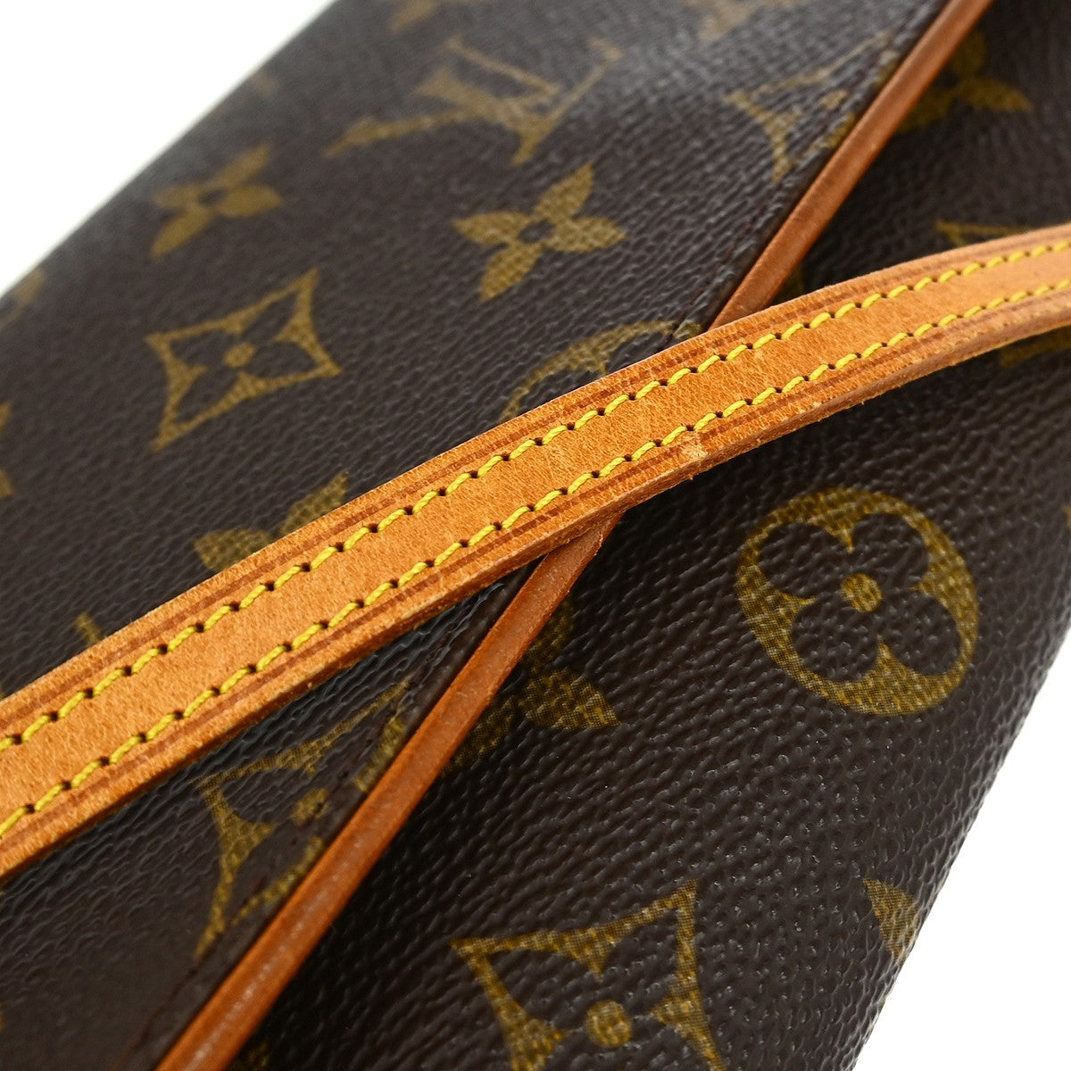 Louis Vuitton Twin Handbag Monogram Canvas, BROWN, CANVAS, Clutche & pouche