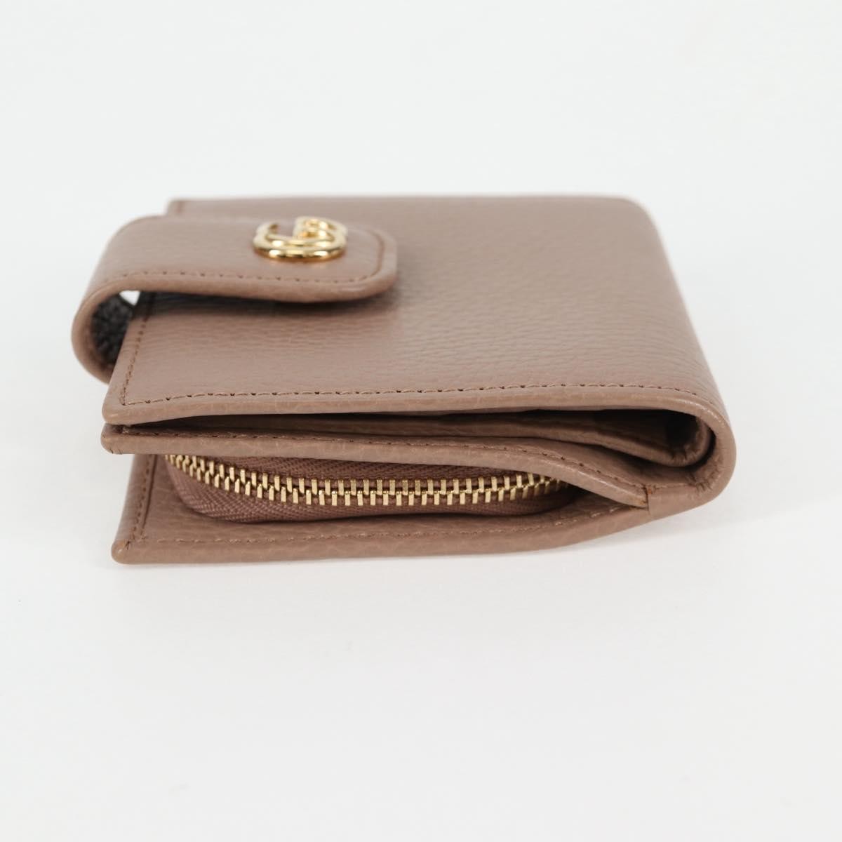 Gucci GG Marmont Wallet Leather, BEIGE, LEATHER, Wallets