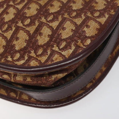 Christian Dior Vintage Trotter Shoulder Bag Canvas, RED, CANVAS, Shoulder bag