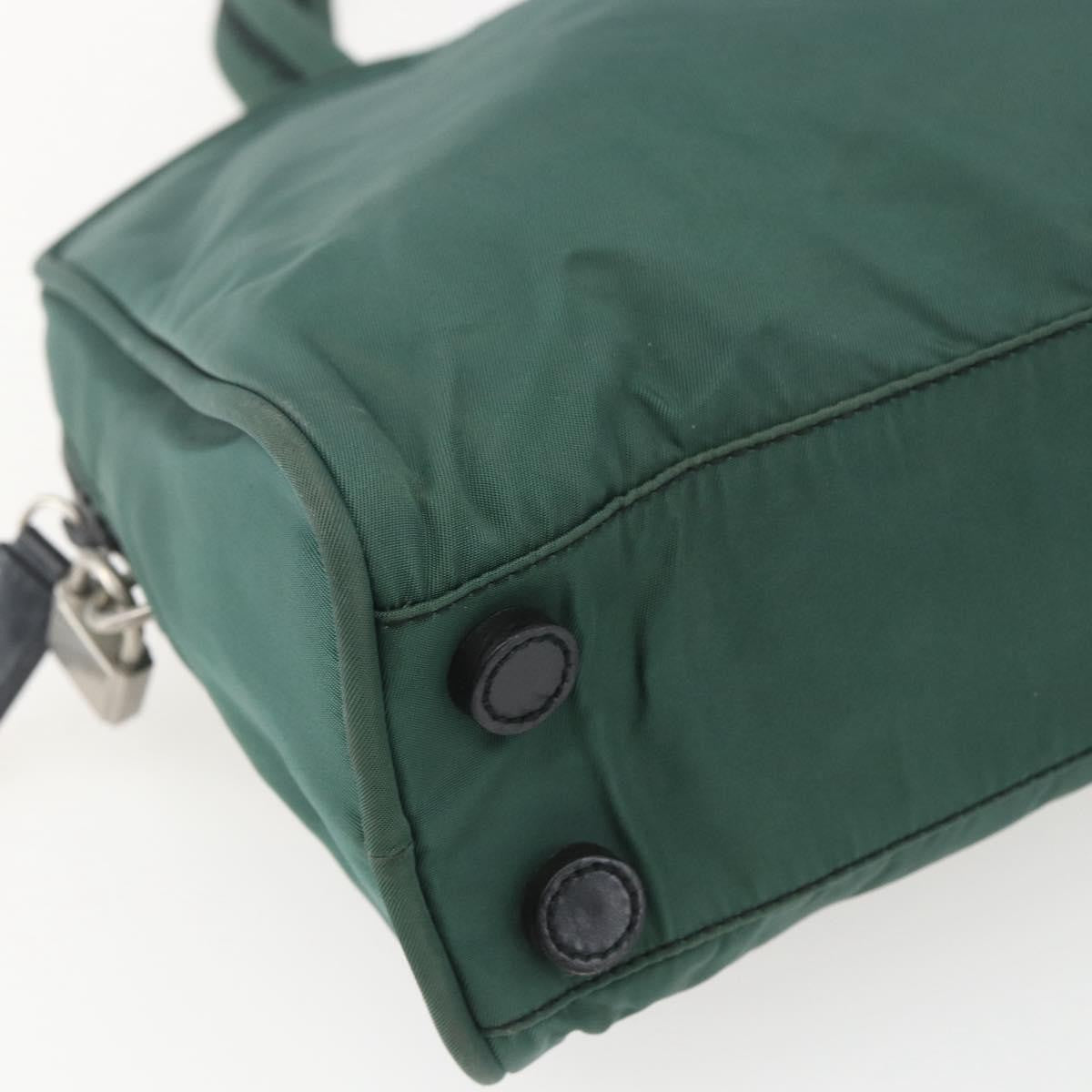 Prada Vintage Handbag Tessuto, GREEN, NYLON, Handbag