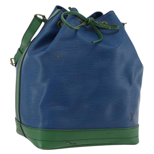 Louis Vuitton Bicolor Noe Handbag Epi Leather, Blue, Leather, Shoulder Bag