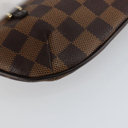 Louis Vuitton Manosque Pochette Damier, BROWN, CANVAS, Clutche & pouche