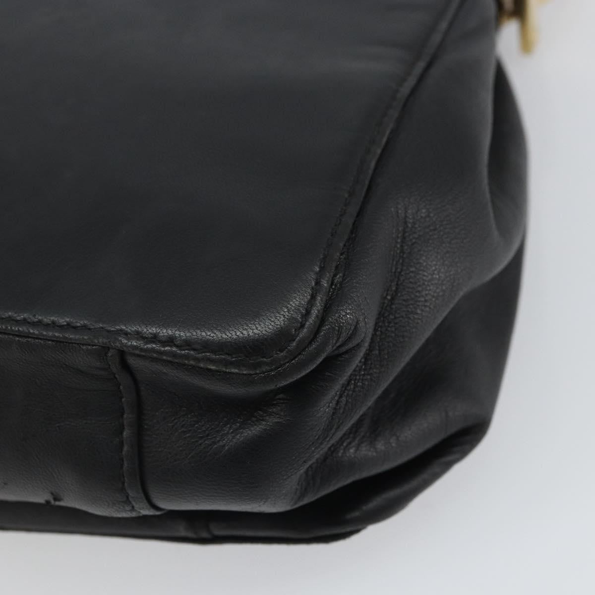 Loewe Vintage Handbag Leather, BLACK, LEATHER, Handbag