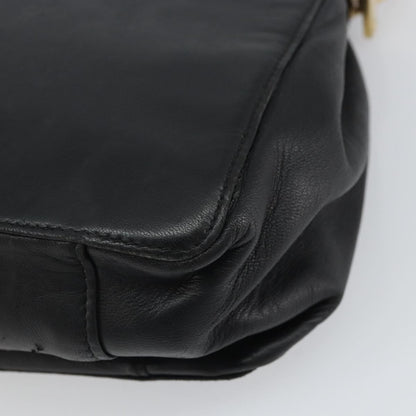 Loewe Vintage Handbag Leather, BLACK, LEATHER, Handbag