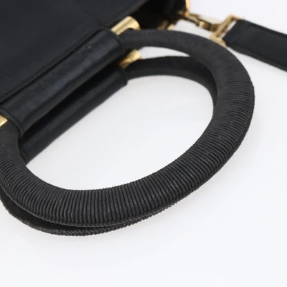 Celine Handbag Leather, BLACK, LEATHER, Handbag